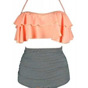 Retro Style Plus Size Bikini 👙